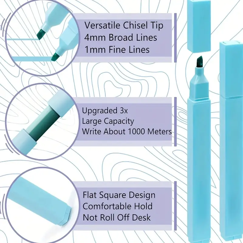 Square Highlighter Set โ 5 Pcs โจ๐๏ธ - Image 9