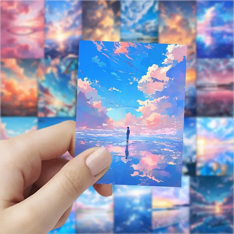 Sky Realm Stickers – 5 Pcs 🌌✨ - Image 8