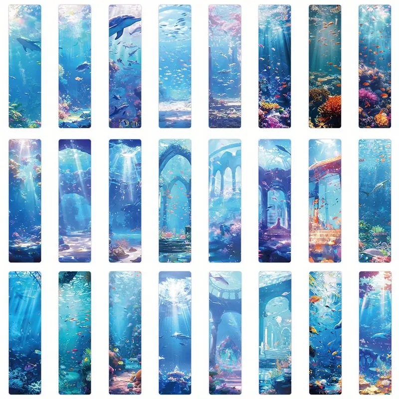 Dreamy Underwater World Bookmarks – 5 pcs - Image 6